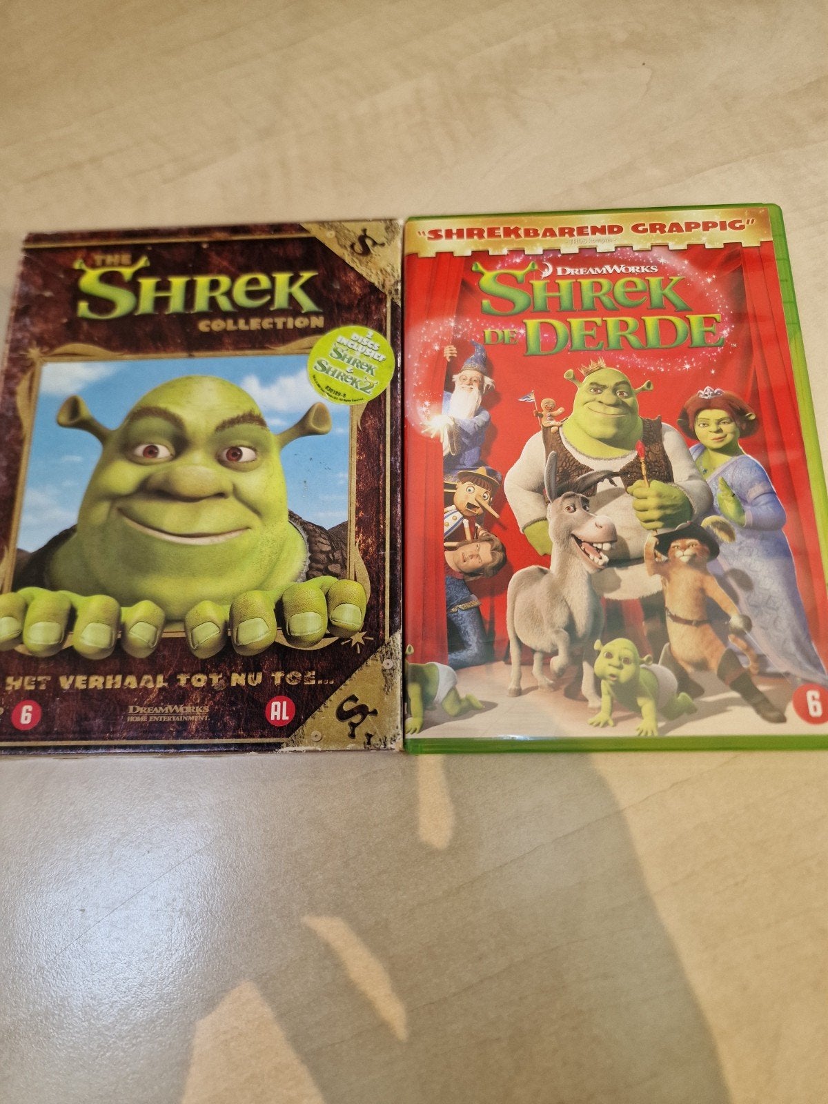 Shrek Collectie DVD's: Shrek Collection & Shrek de Derde, Gebruikt, Animatie, Ophalen of Verzenden, Nederlands