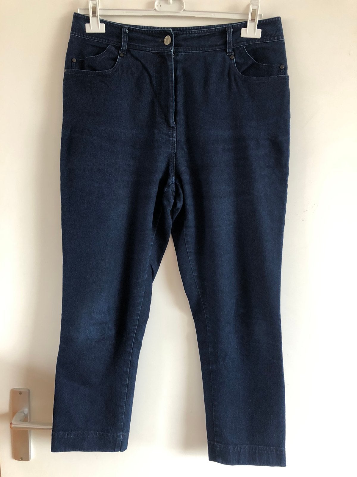 Bijna nieuwe broek Blauw Maat 38 Lengte pijp 7/8 Witteveen, Kleding | Dames, Maat 38/40 (M), Blauw, Ophalen of Verzenden, Zo goed als nieuw