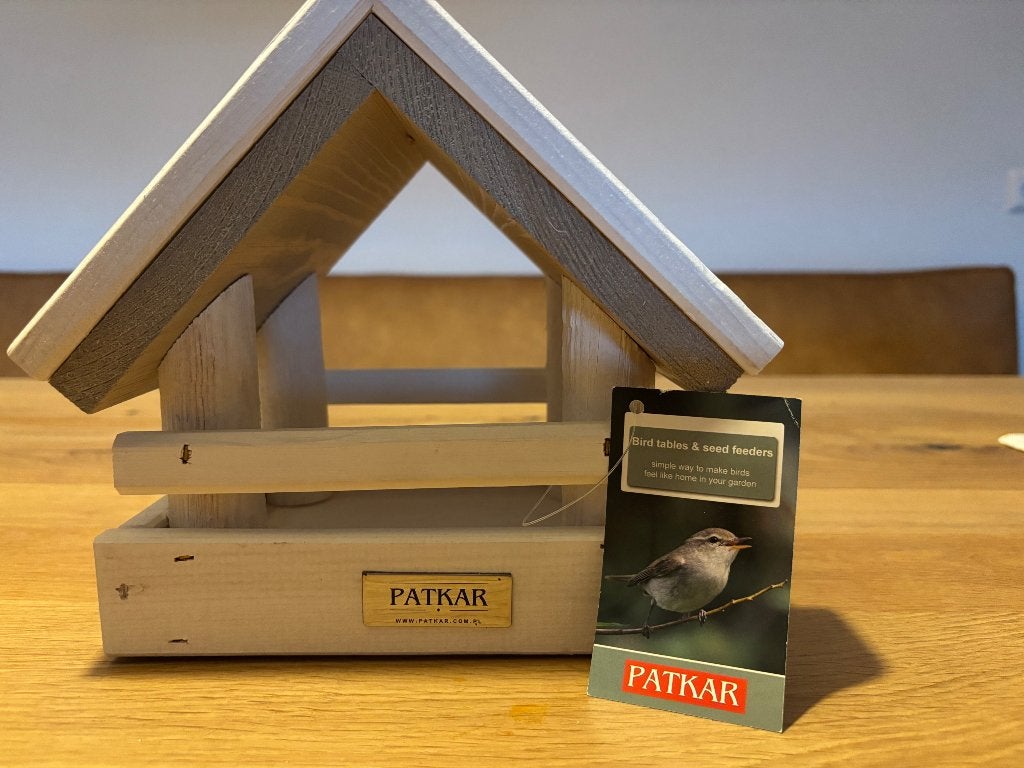Patkar voederhuisje voor vogels, Ophalen, Nieuw