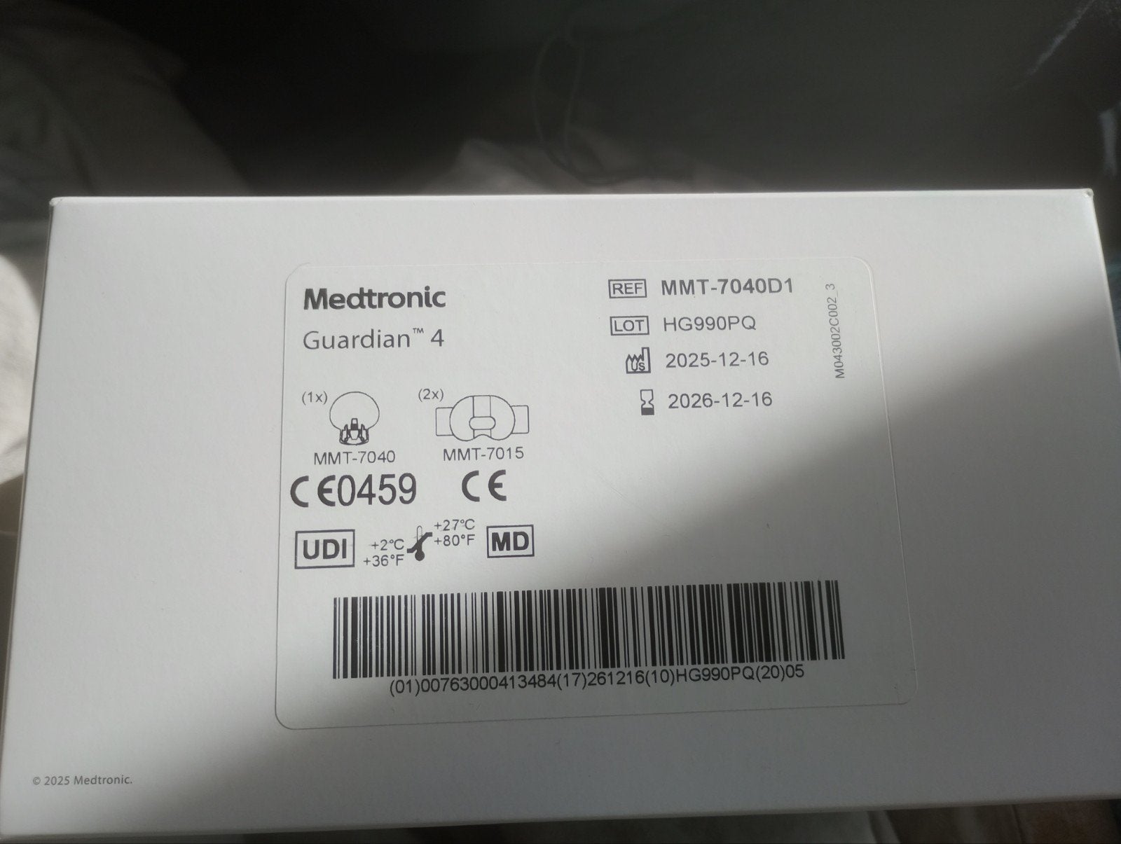Medtronic sensor  diabetes, Ophalen of Verzenden, Nieuw