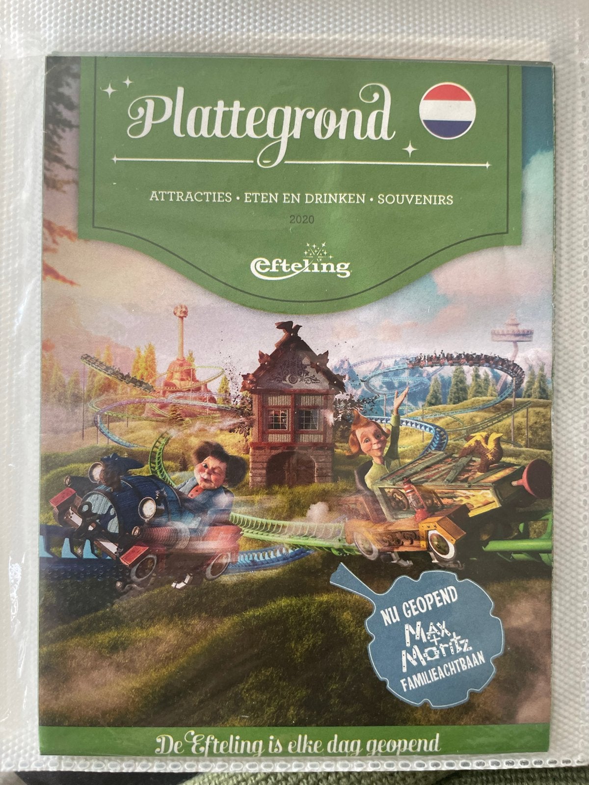 Efteling plattegrond, Verzamelen, Ophalen of Verzenden, Overige typen
