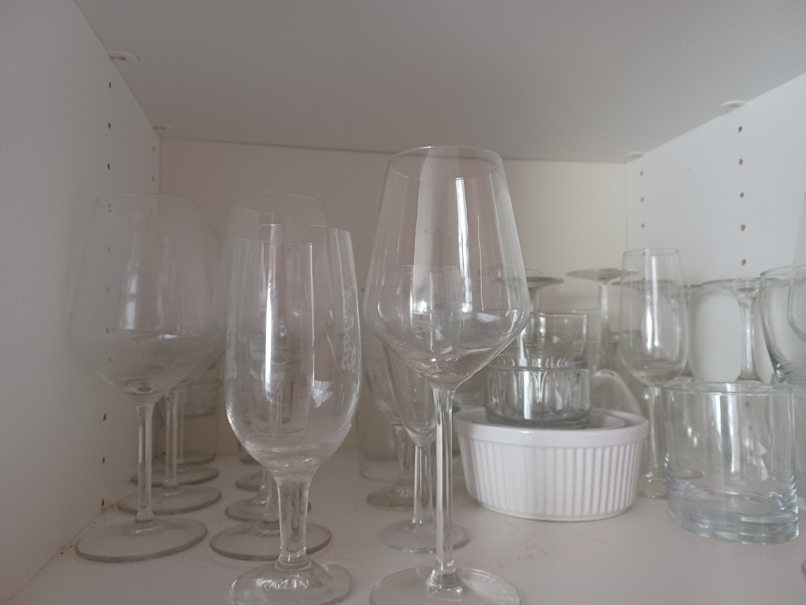 Div. servies en glazen / theepot-/borden enz j, Gebruikt, Overige merken, Ophalen of Verzenden, Glas