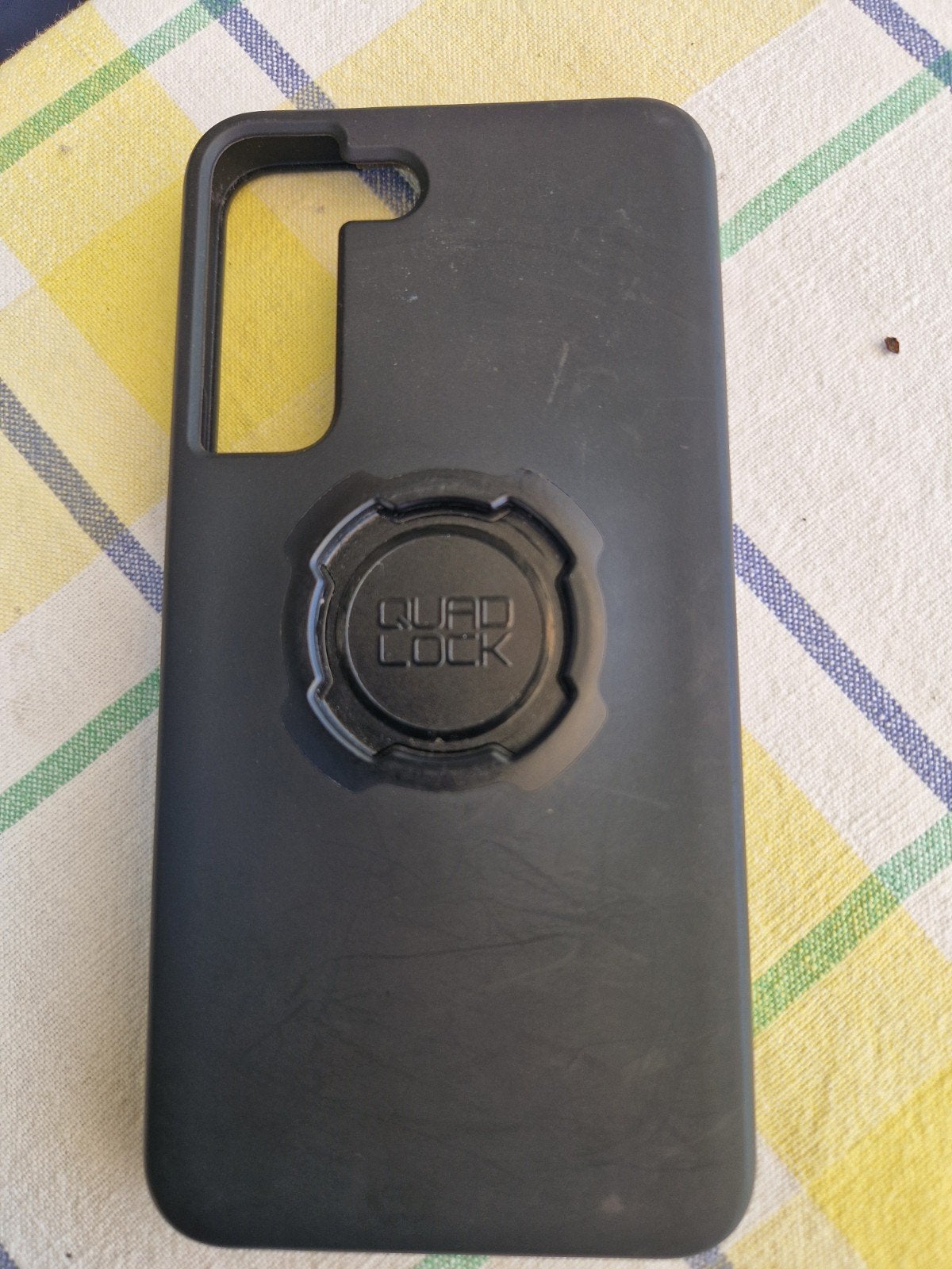 Quad Lock telefoonhouder voor Samsung Galaxy S22 ultra, Ophalen of Verzenden, Gebruikt, Overige modellen, Hoesje of Tasje