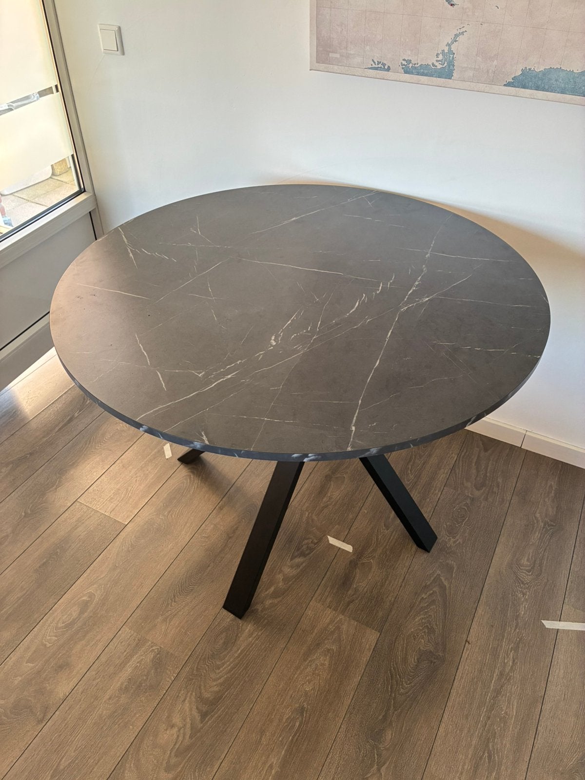 Ikea Mariedamm tafel, 105cm, Huis en Inrichting, Tafels | Eettafels, Ophalen, Kunststof, 50 tot 100 cm, 100 tot 150 cm