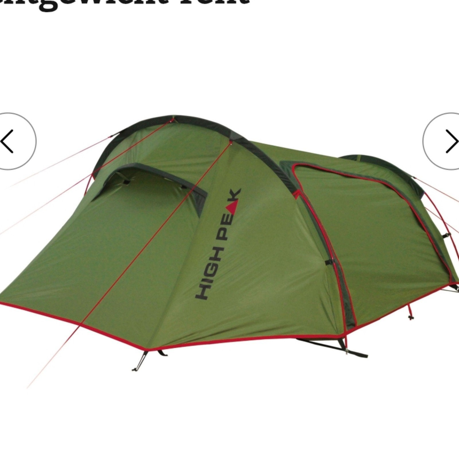 Tent + slaapzak + 2 per. Luchtbed +, Ophalen