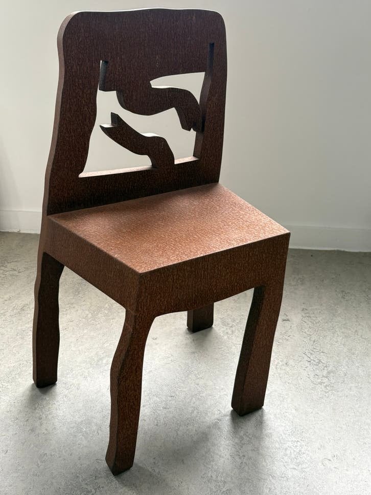 Klaas Gubbels, 2 ijzeren stoelen, objecten, Ophalen