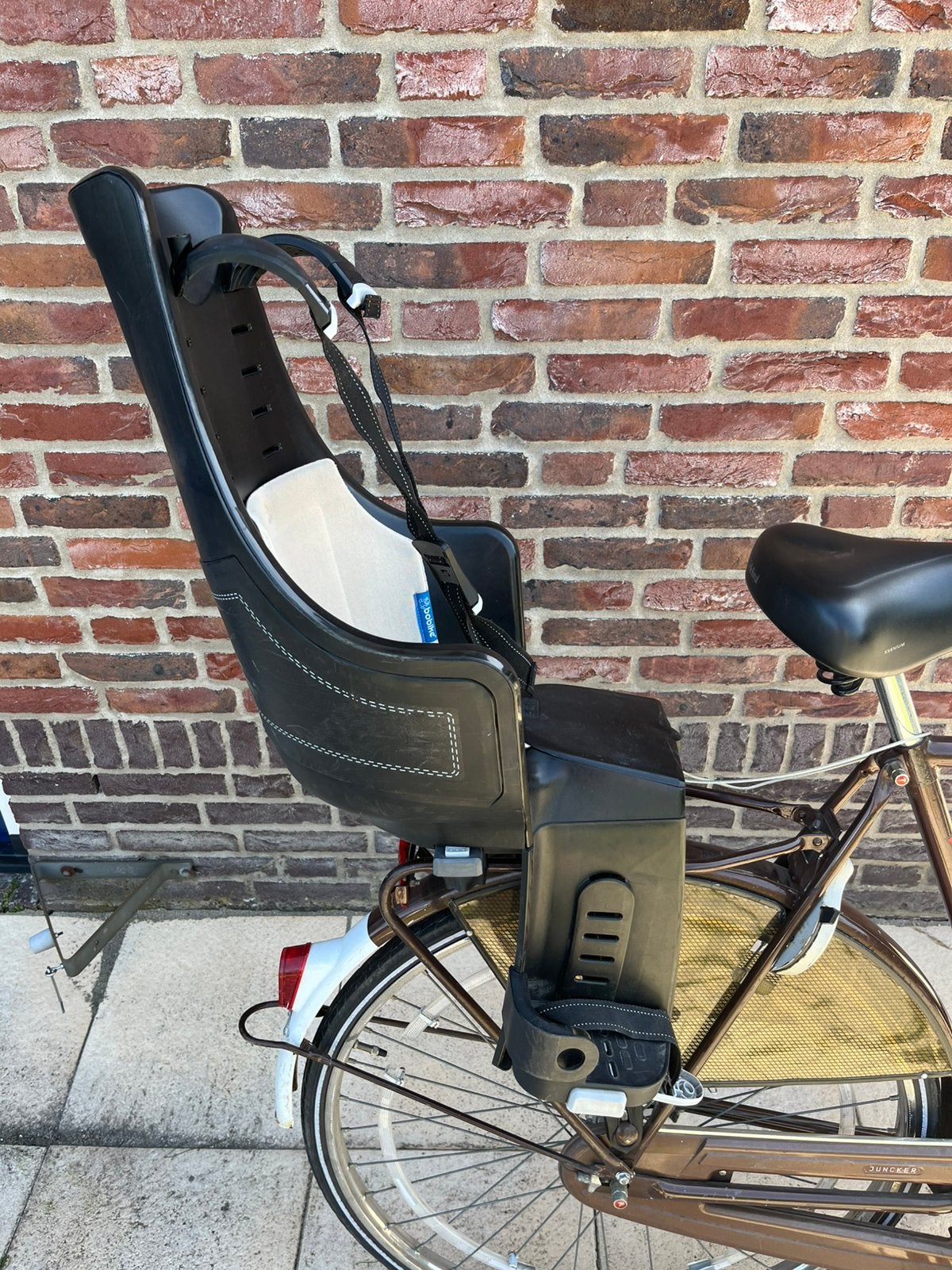 Fietsstoeltje Bobike, Ophalen, Gebruikt