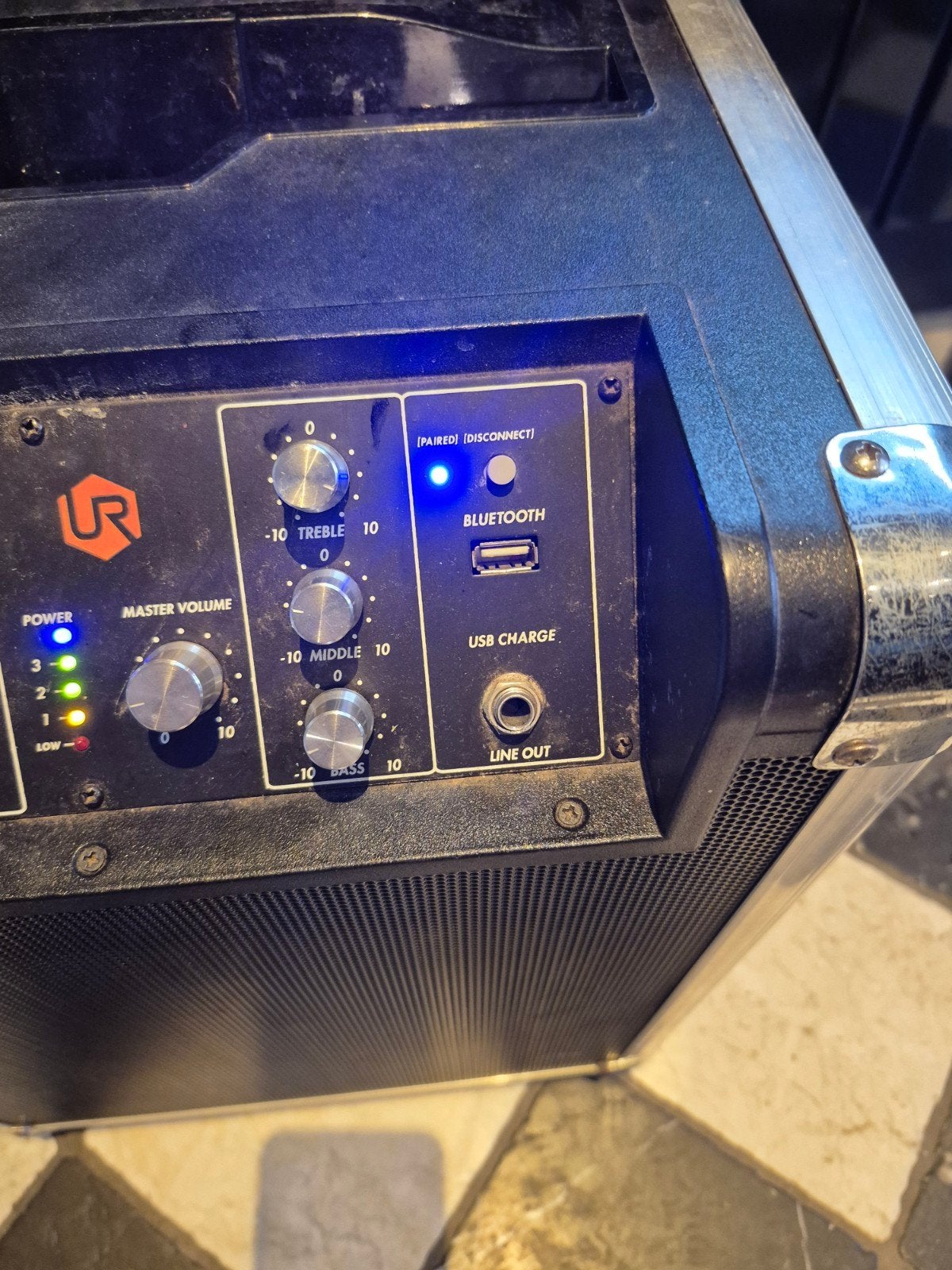 Urban Revolt Party Speaker met Bluetooth en USB Charge, Audio, Tv en Foto, Luidsprekers, Gebruikt, Ophalen, 150 watt of meer, Overige merken
