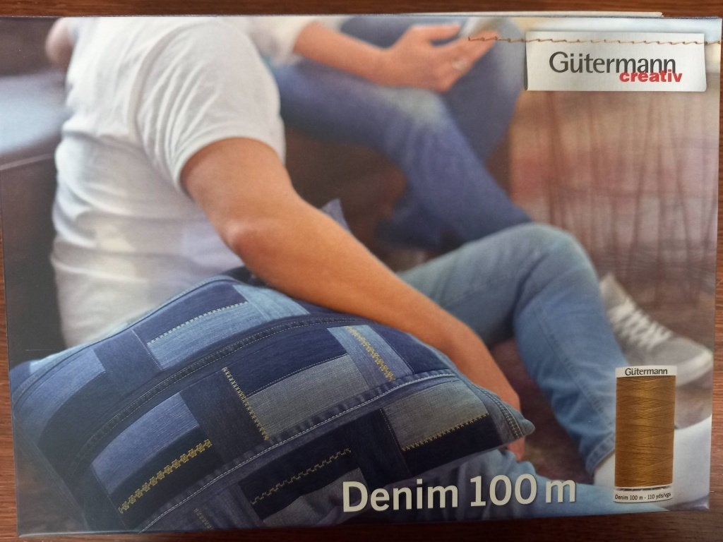 denim jeans naaigaren van gutermann, Ophalen of Verzenden, Nieuw, Garen of Naald(en)
