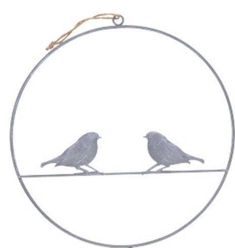 OPRUIMING - VOGELTJE & VLINDER - HANG DECORATIE - NU 4 EURO, Ophalen of Verzenden, Nieuw, Metaal
