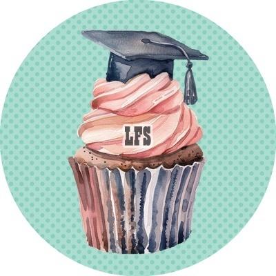 L2229 icing frosting geslaagd 20cm ook in cupcake maat vers, Ophalen of Verzenden, Nieuw, Taarten, Versiering