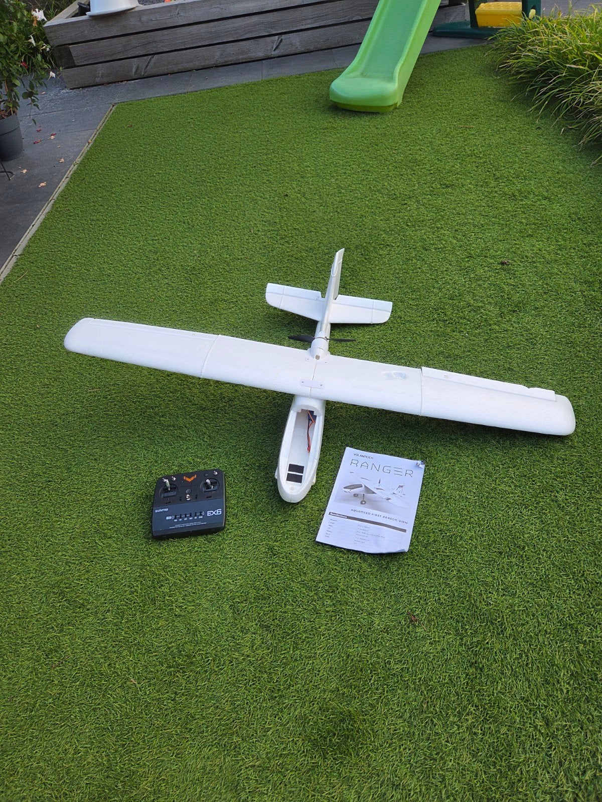 Volantex RC Ranger V757-4 RC Vliegtuig voor hobbyist, Ophalen, Gebruikt, Elektro, RTF (Ready to Fly)