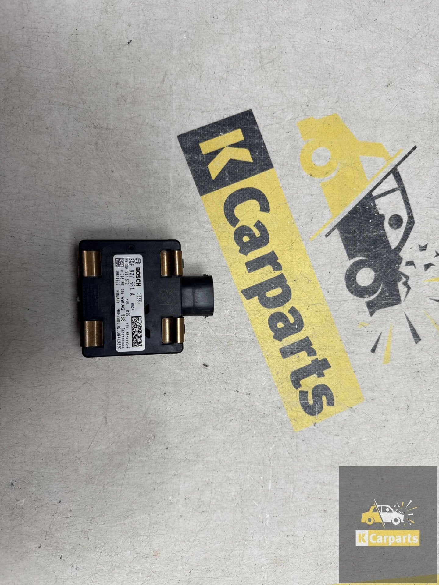 Radar Sensor ACC VW Golf Origineel 3QF907561D, Info@fabrikant.eu, Fabrikantstraat 1
1000 AA  Amsterdam, NL, Volkswagen, Ophalen of Verzenden