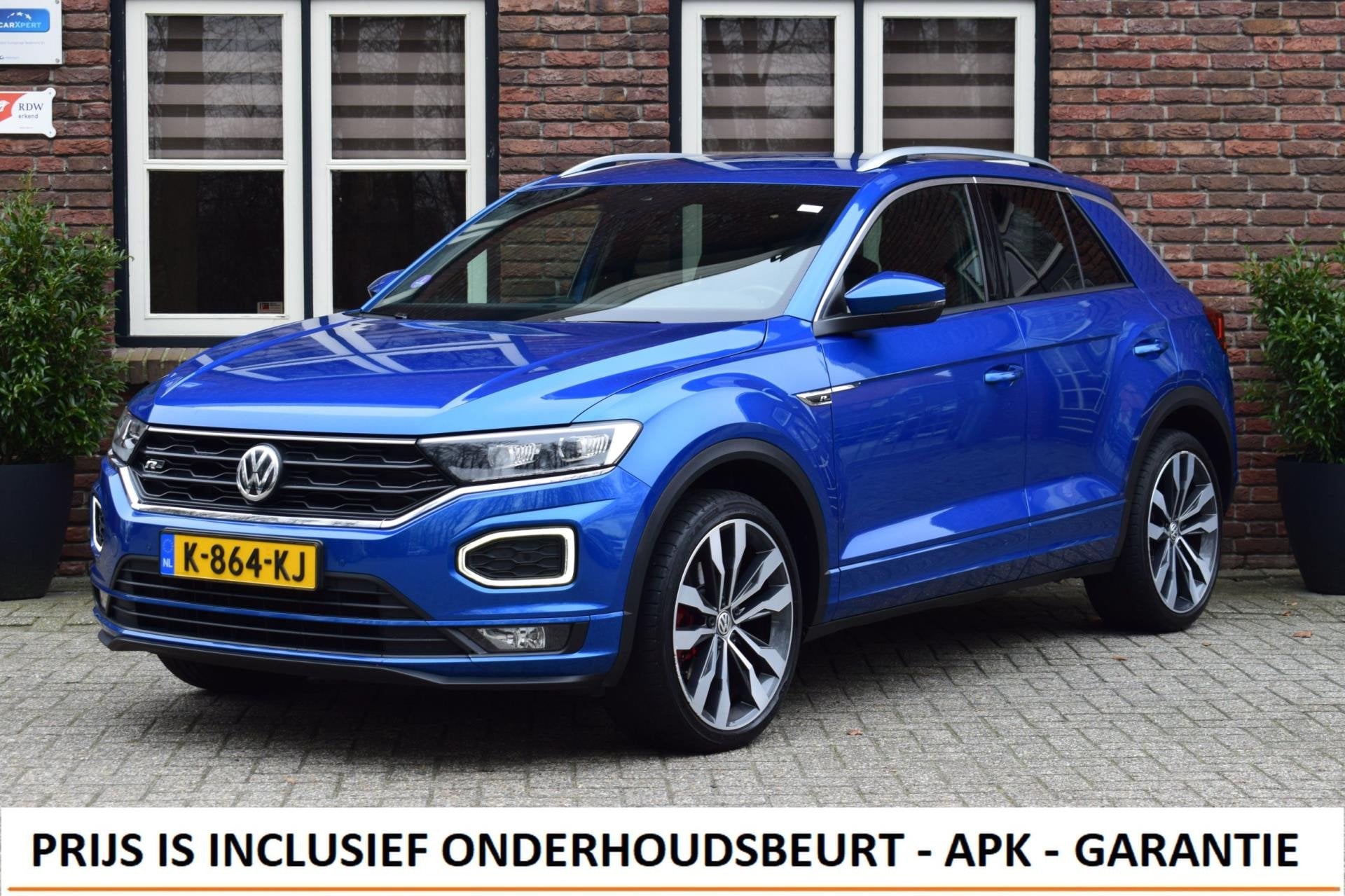Volkswagen T-Roc 1.5 TSI DSG Aut. R Line Sport Carplay | PDC, Auto's, Volkswagen, 4 cilinders, Blauw, Origineel Nederlands, Bedrijf