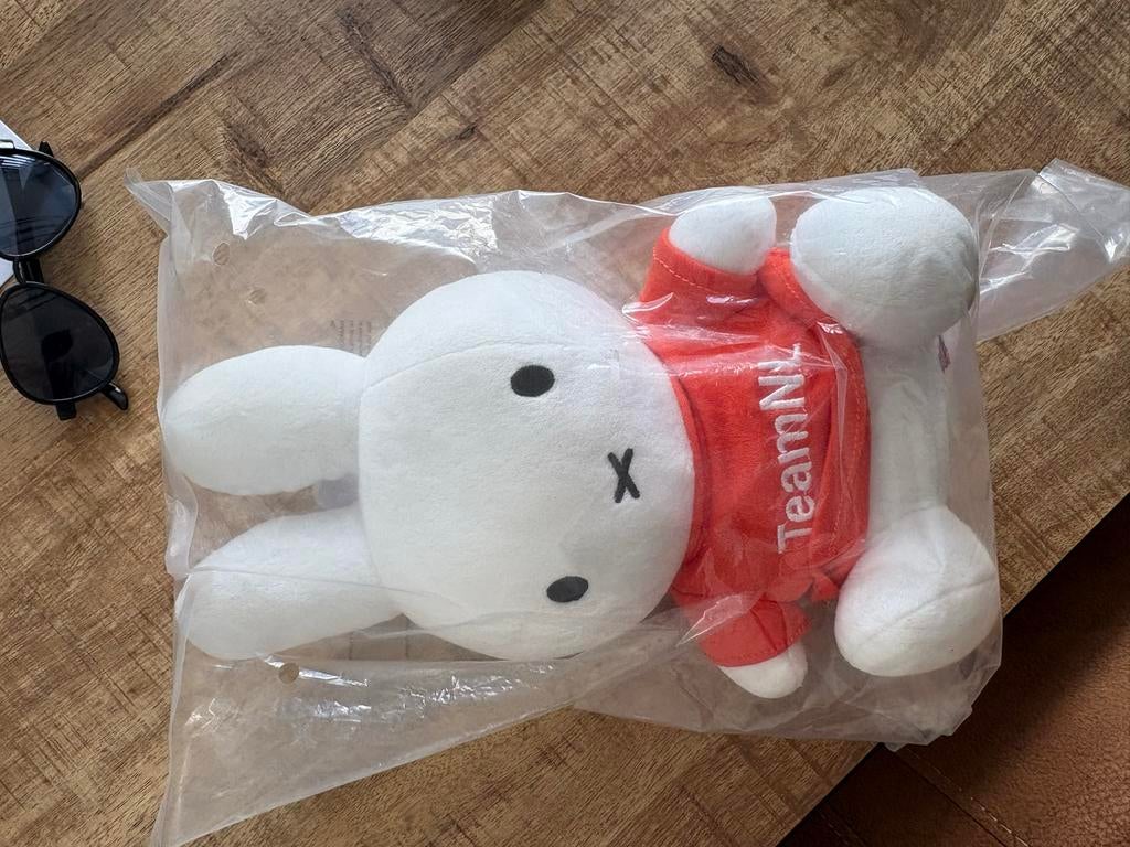 Nijntje TeamNL knuffel - Nieuw in verpakking, Ophalen, Nijntje, Met label, Wit
