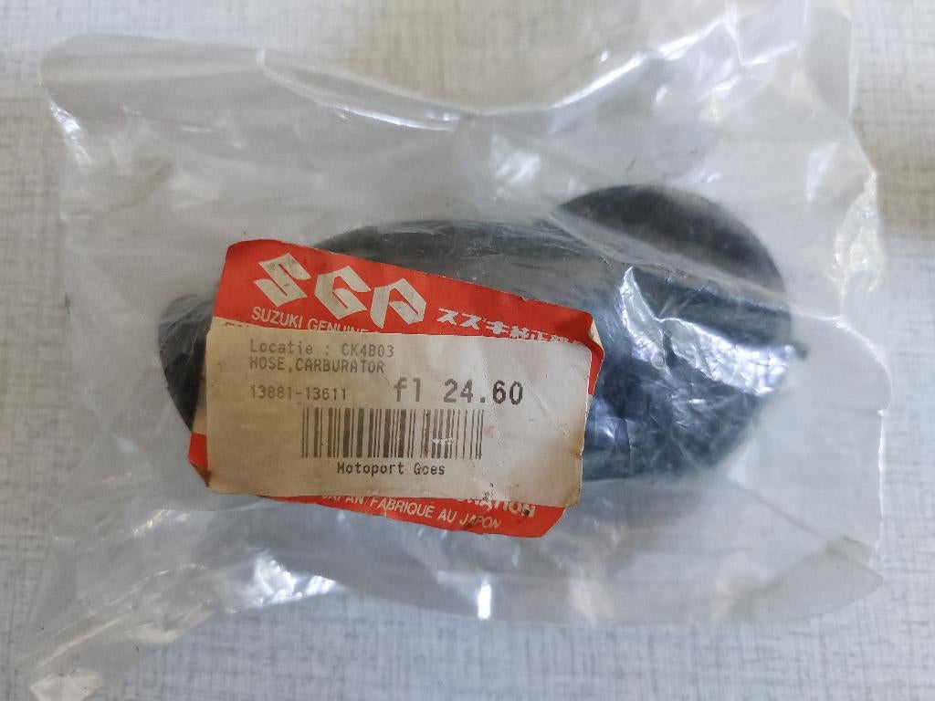 SUZUKI TS50X  Luchtfilter slang  No. 13881-13611, Ophalen of Verzenden, Nieuw, Carburateur, Overige merken