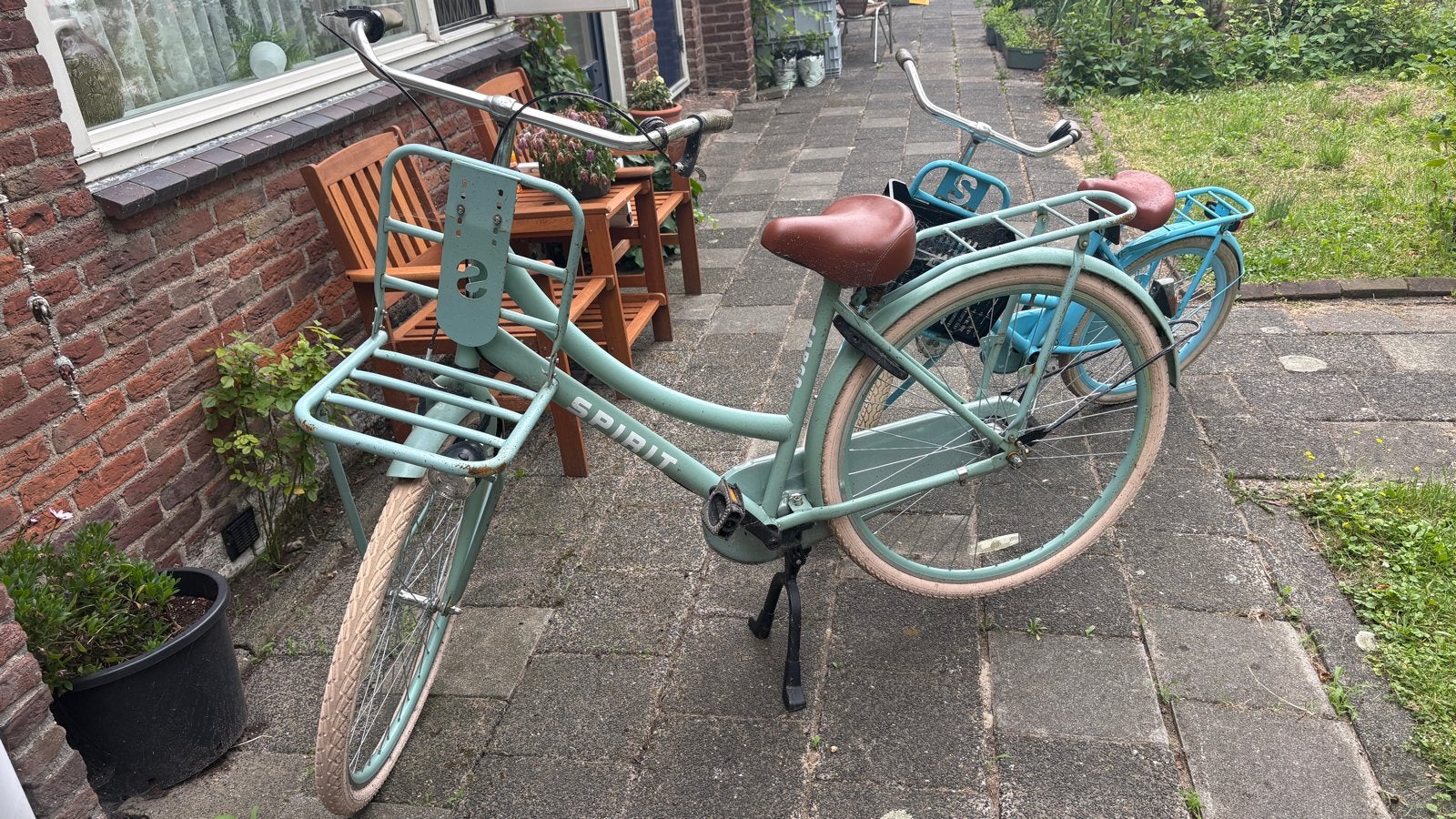 Spirit Cargo Plus N3 Transportfiets Groen, Terugtraprem, Versnellingen, Zo goed als nieuw, Ophalen