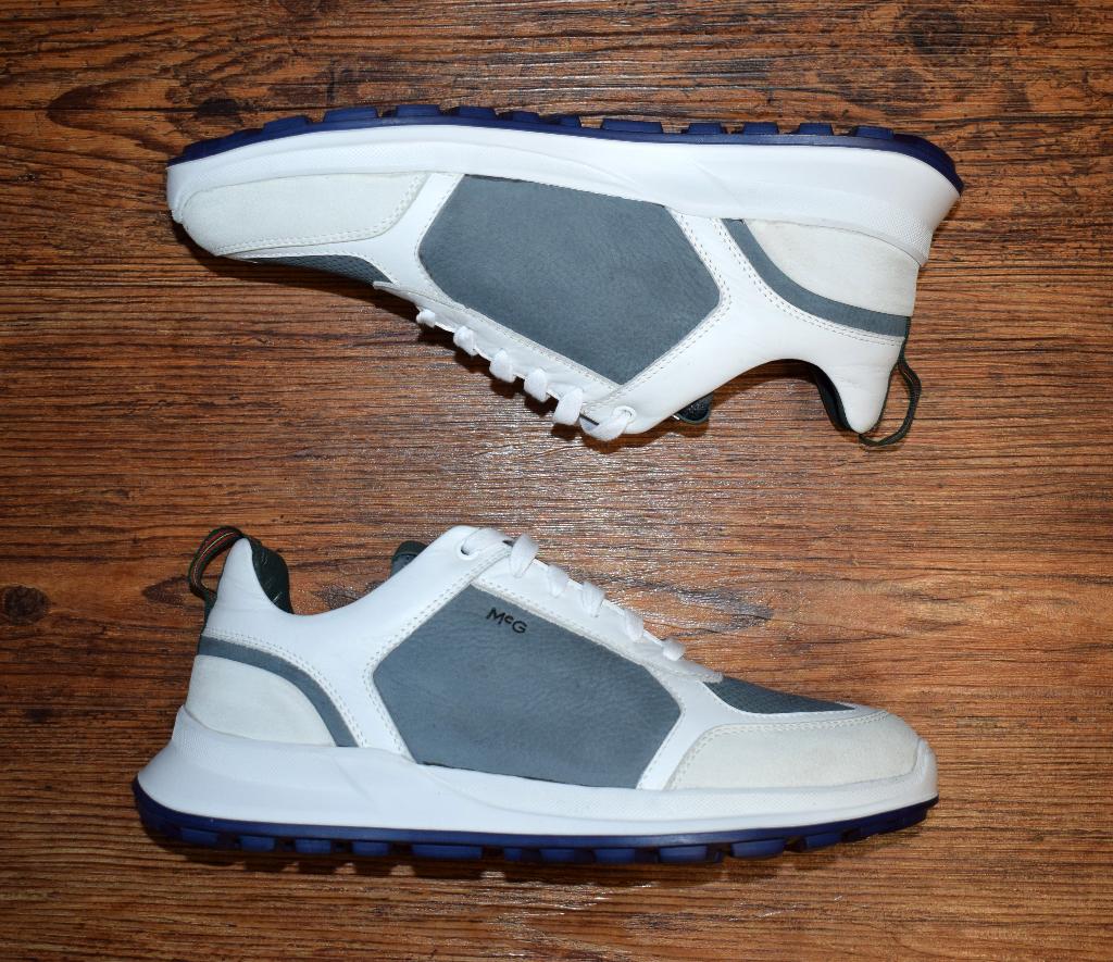 McGregor - leren sneakers blauw wit - maat 42, Overige kleuren, McGregor, Nieuw, Ophalen of Verzenden