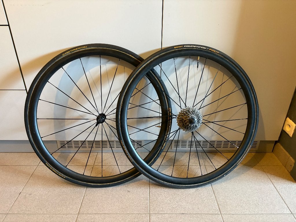 Carbon tubewielen, Wiel, Gebruikt, Ophalen of Verzenden, Racefiets