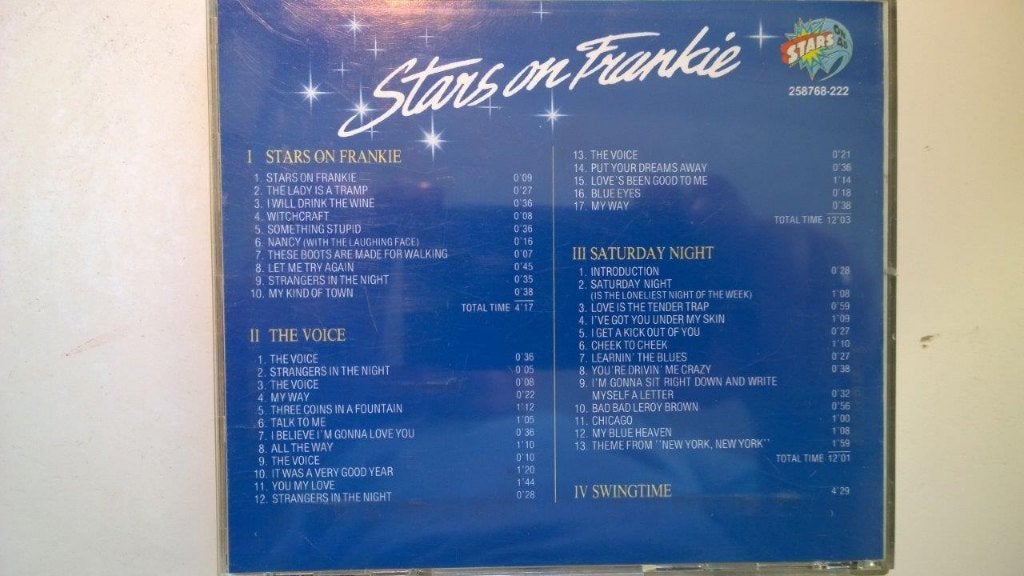 Stars On 45 - Stars On Frankie, Cd's en Dvd's, Ophalen of Verzenden, Zo goed als nieuw, Disco, Album