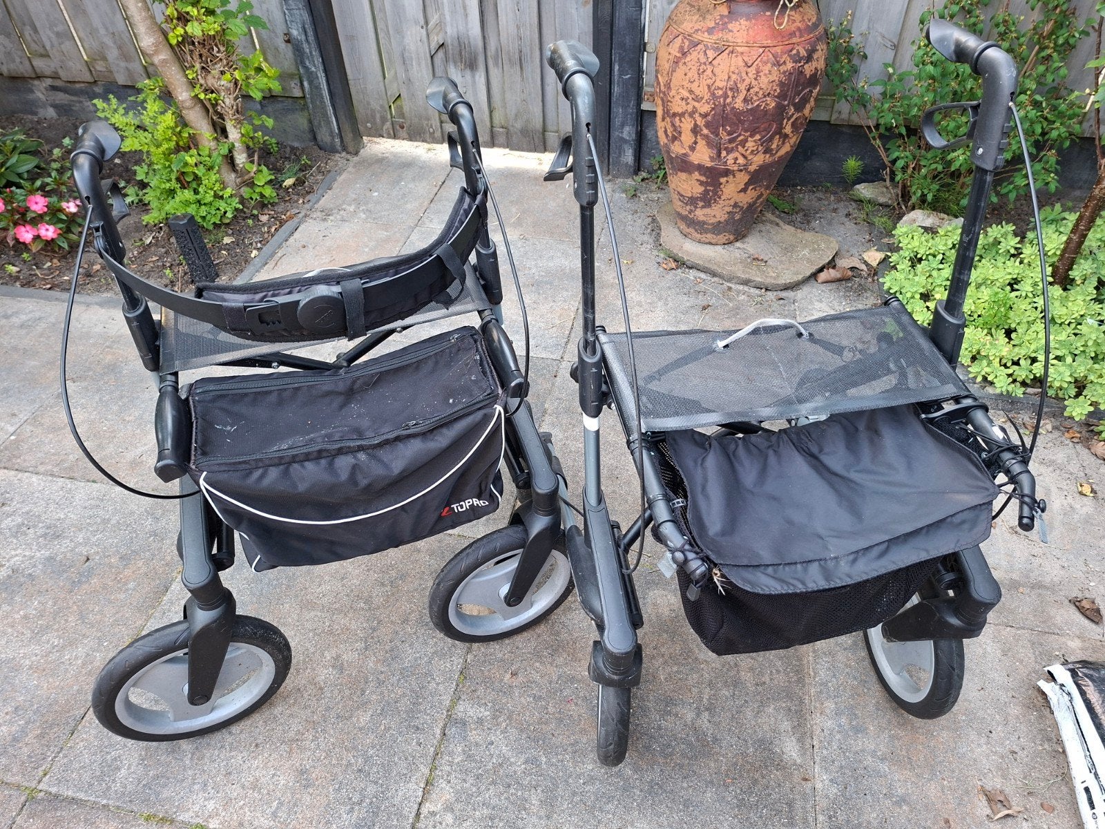 2x rollator Topro, Ophalen of Verzenden, Opvouwbaar, Gebruikt