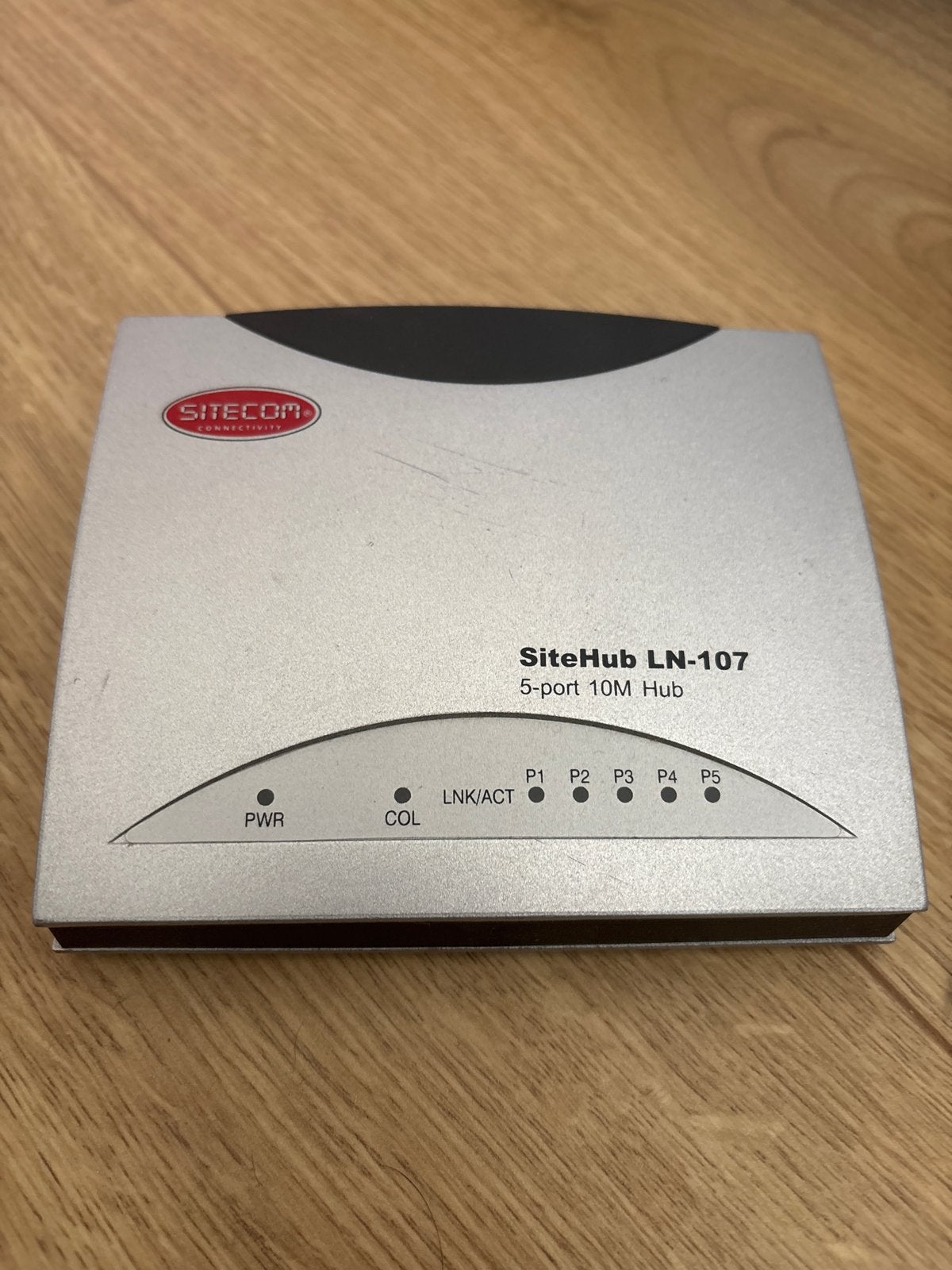 Sitecom LN-107 5-poorts Ethernet Hub, Computers en Software, Netwerk switches, Gebruikt, Ophalen