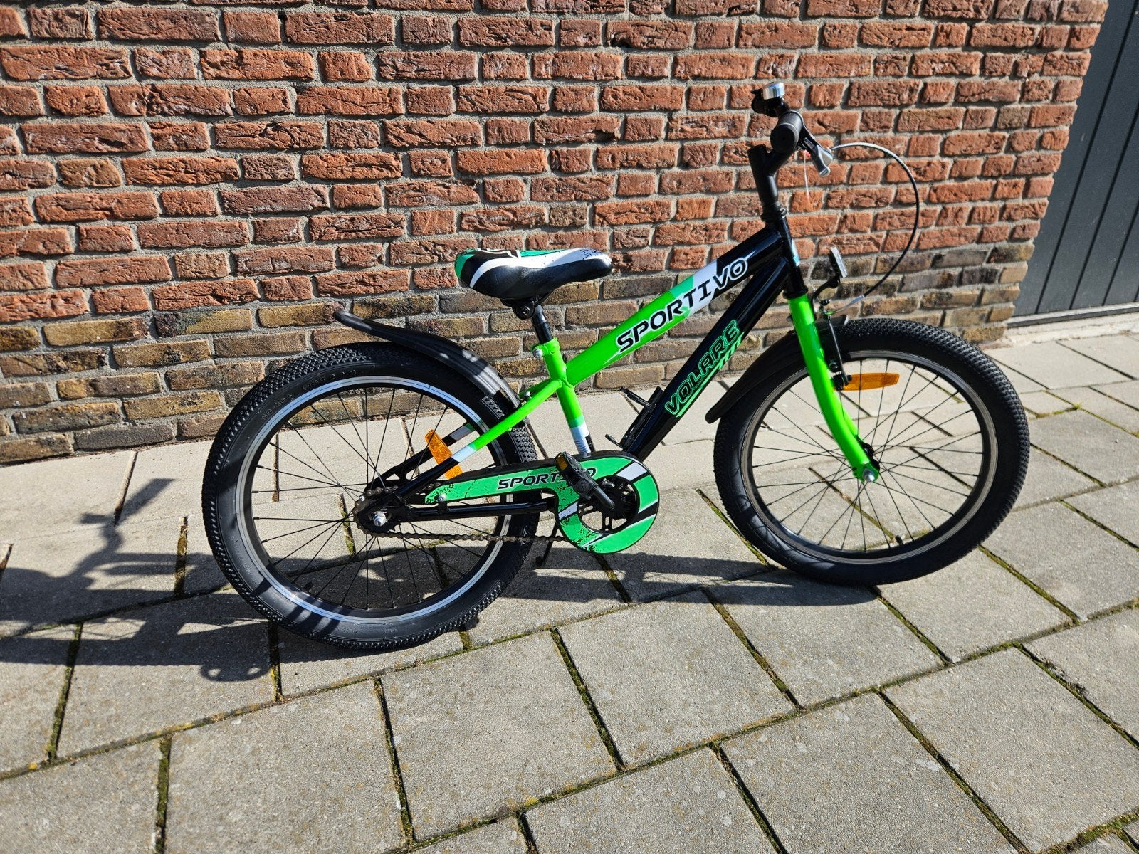 Volare Sportivo 20 inch BMX fiets groen/zwart, Terugtraprem, Volare Sportivo, Ophalen of Verzenden, Ripperda Tweewielers