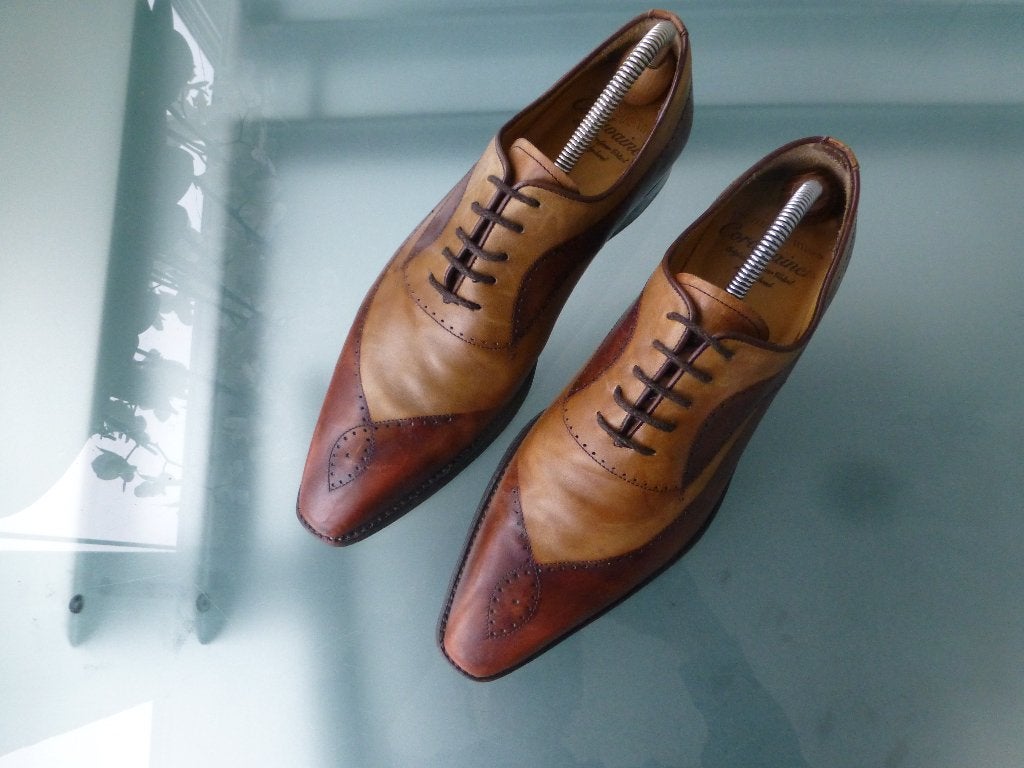 Cordwainer schoenen. Handgemaakt. Maat 41, Bruin, Cordwainer, Ophalen of Verzenden, Gedragen
