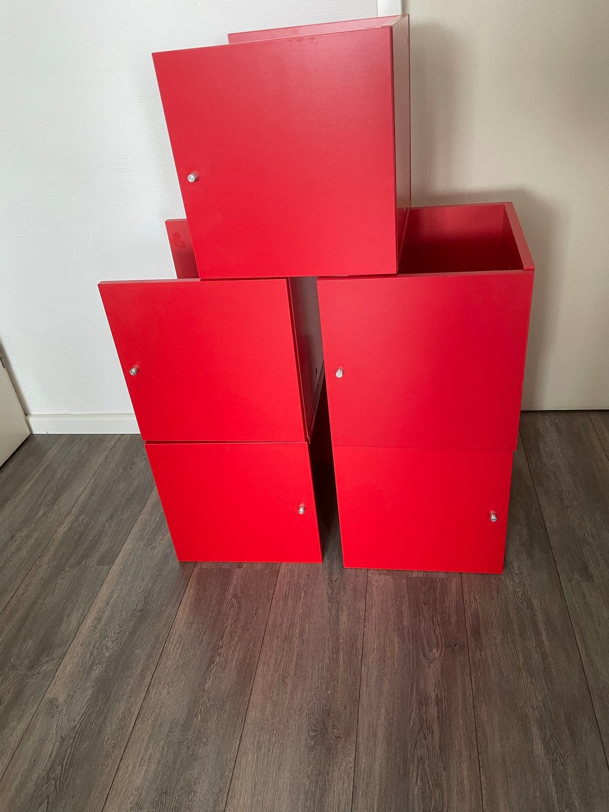 IKEA Expedit/Kallax rode deuren en lades, Ophalen, Gebruikt