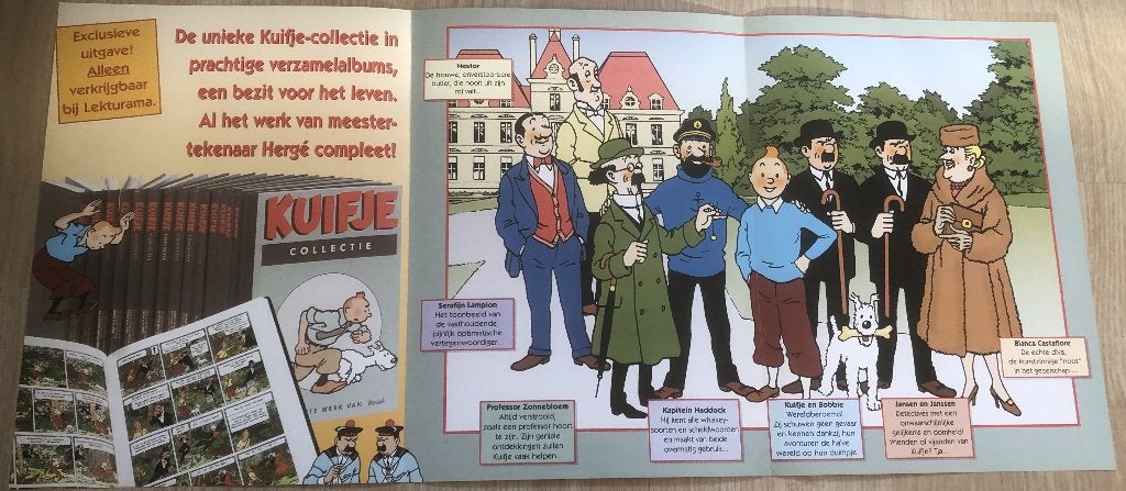 KUIFJE - POSTER KUIFJE, Eén stripboek, Ophalen of Verzenden, Nieuw, Hergé