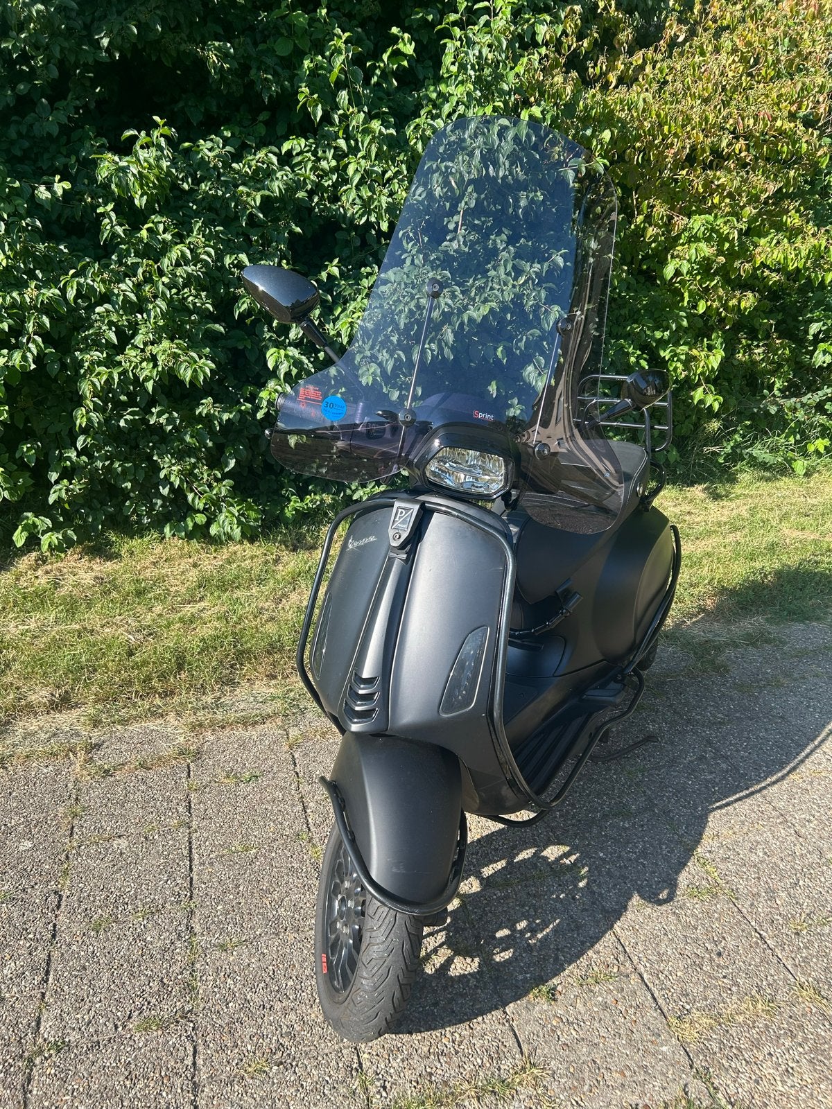 Vespa Sprint (Notte) Mat Zwart - 2019 i-get, Ophalen, Overige modellen, Zo goed als nieuw, Benzine