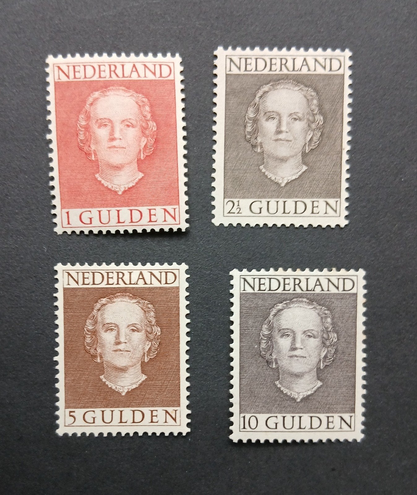 Postzegels Nederland Koningin Juliana 'en face' 1949, Postzegels en Munten, Ophalen of Verzenden, Na 1940, Postfris