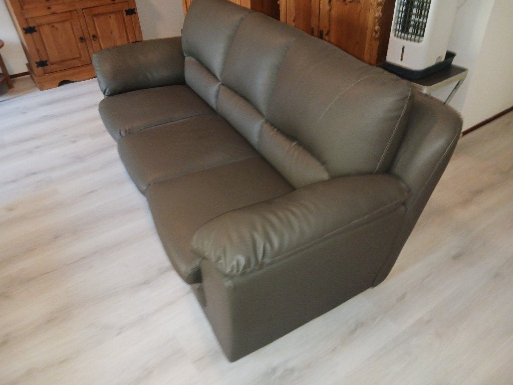 lederen bankstel, Ophalen, Gebruikt, Minder dan 75 cm, 150 tot 200 cm