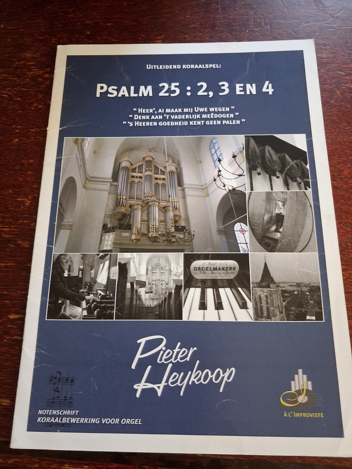 Pieter Heykoop - Psalm 25: 2, 3 en 4 Koraalbewerking Orgel, Ophalen of Verzenden