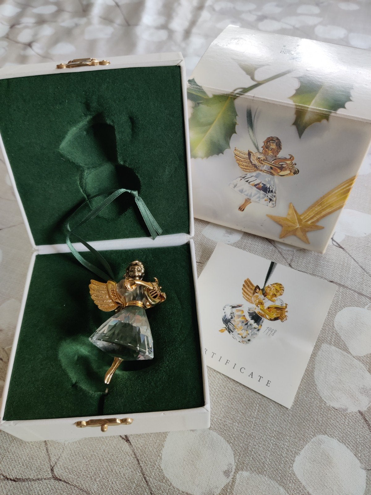 Swarovski engel 1998, Ophalen of Verzenden, Zo goed als nieuw, Figuurtje