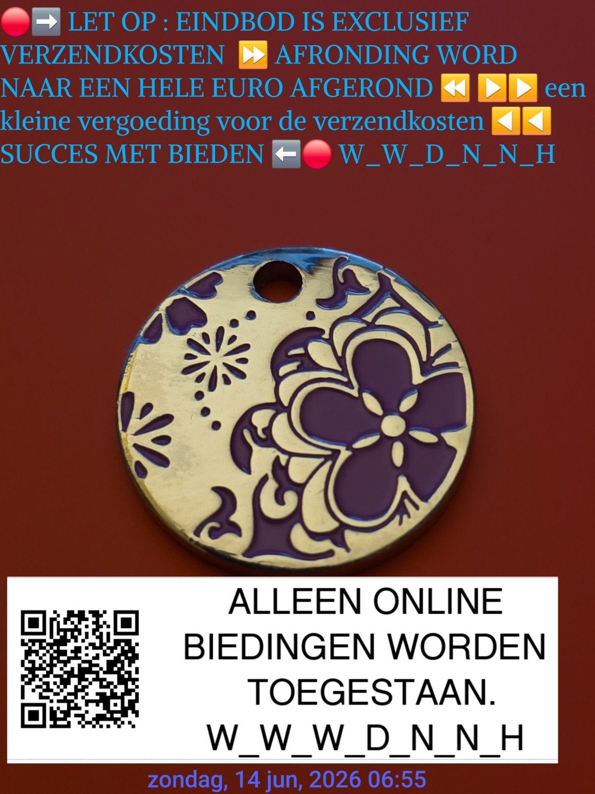 Winkelwagenpenning: miss etam
