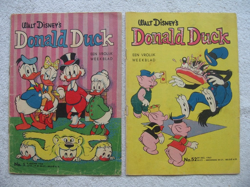 Donald Duck weekblad - jaargangen 1960 - 1969, Diverse auteurs, Meerdere stripboeken, Ophalen, Gelezen