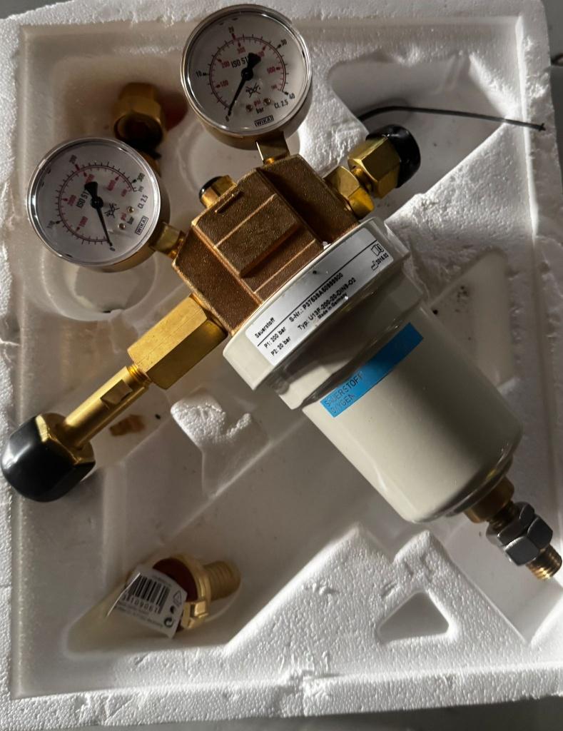 zuurstofdrukregelaar met dubbele manometers – Nieuw, N.B, N.B, Nieuw, Ophalen of Verzenden