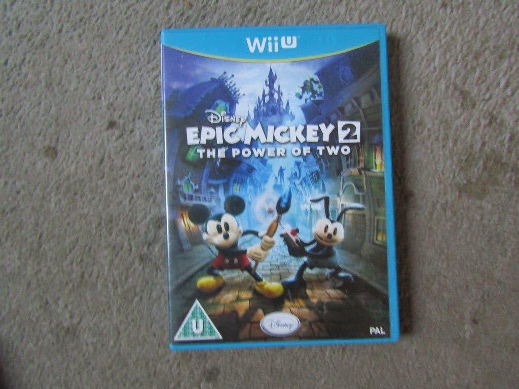 WiiU spel: Epic Mickey 2 - The power of two, Avontuur en Actie, Gebruikt, 1 speler, Ophalen of Verzenden