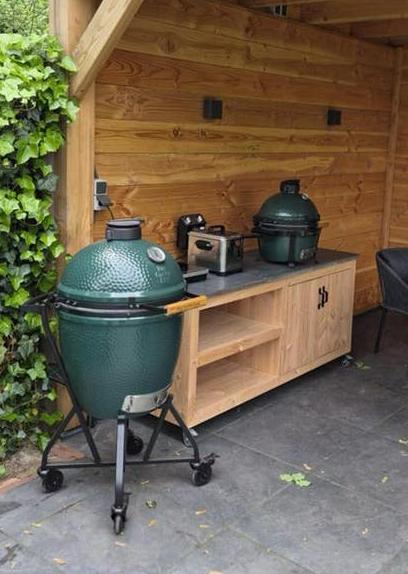 Houten buitenkeuken douglas, Ophalen of Verzenden, Nieuw, Houtskool