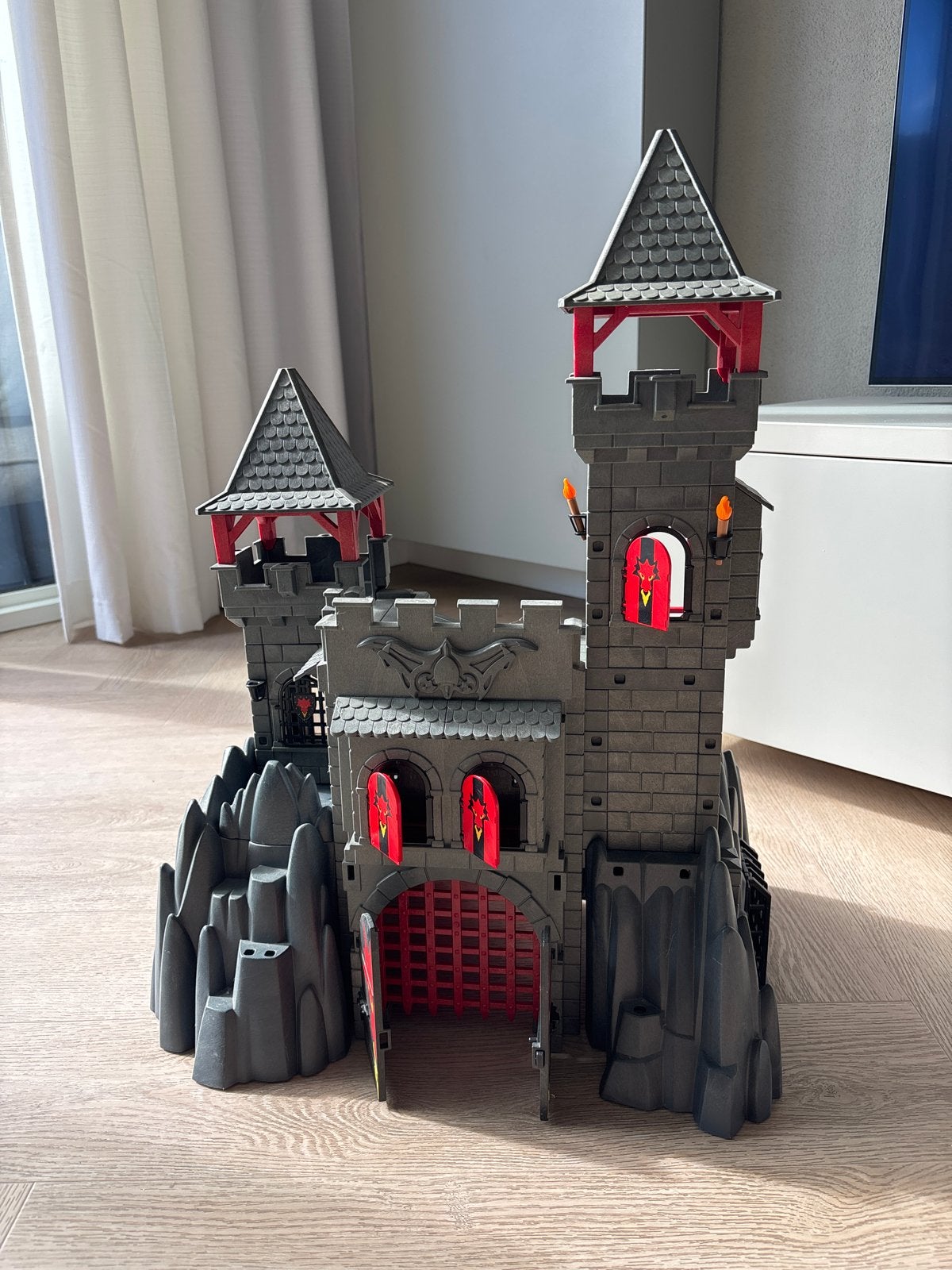 Playmobil 3269 Rode Draken Burcht Kasteel, Ophalen, Gebruikt, Complete set, Kasteel/Fort