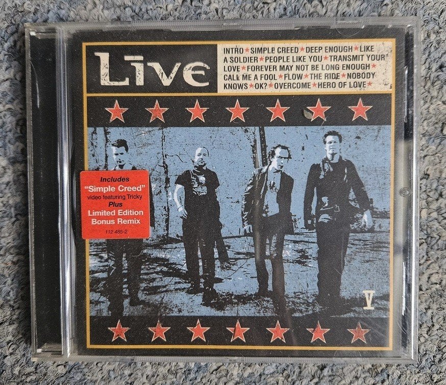 CD van de band LIVE - Ed Kowalczyk - V - Simple creed, Ophalen, Inclusief boekje, Gebruikt, Poprock