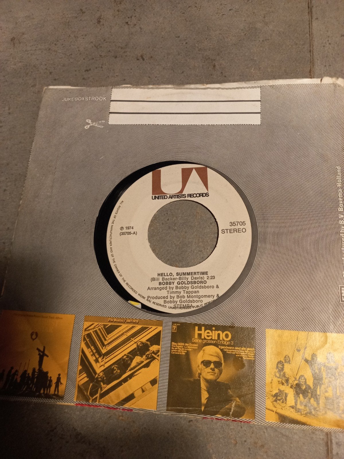 Bobby Goldsboro - Hello, Summertime (Vinyl Single), Ophalen of Verzenden, Gebruikt, 7 inch, Pop