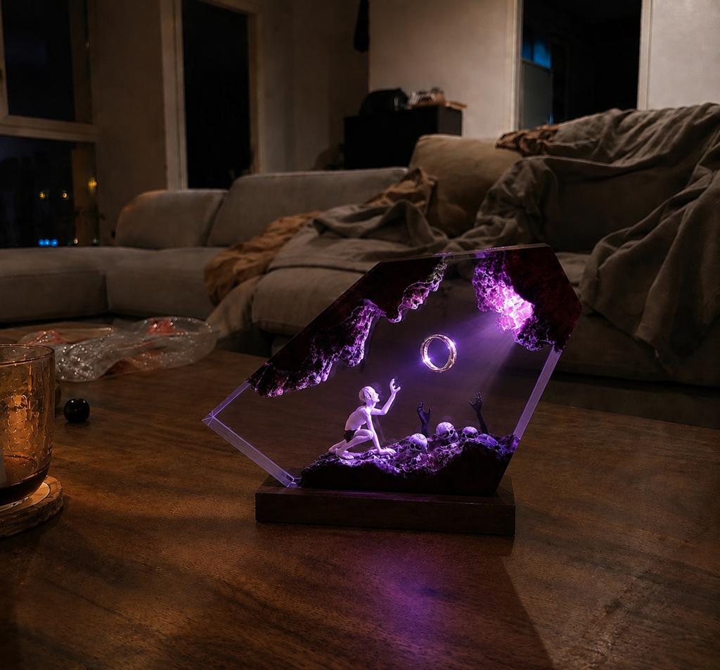 Lord of the Rings Night Lamp Epoxy lamp, Verzenden, Zo goed als nieuw