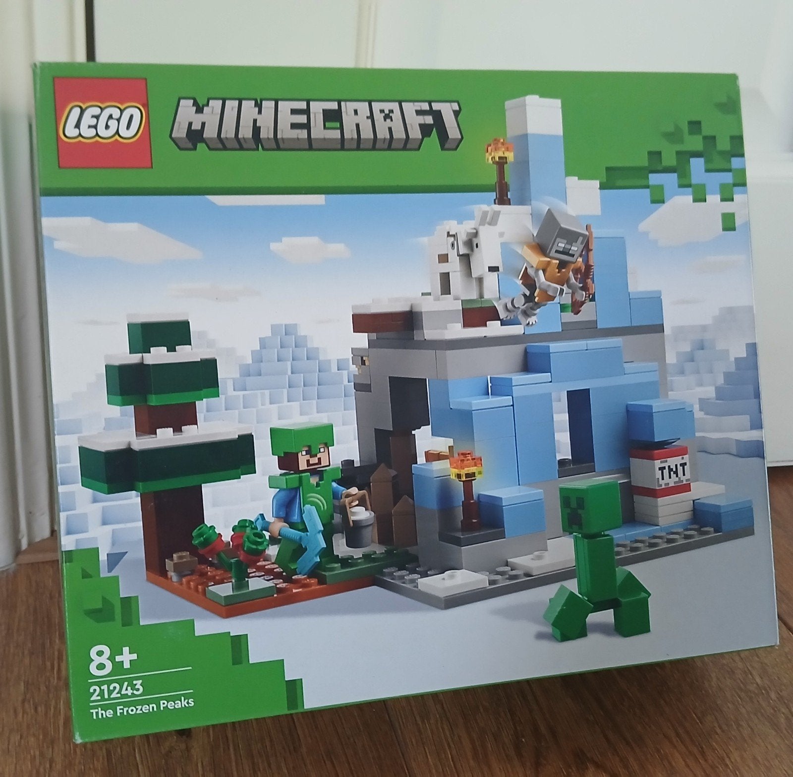 LEGO minecraft 21243 Frozen Peaks [COMPLEET], Minecraft, Lego, Ophalen of Verzenden, Zo goed als nieuw