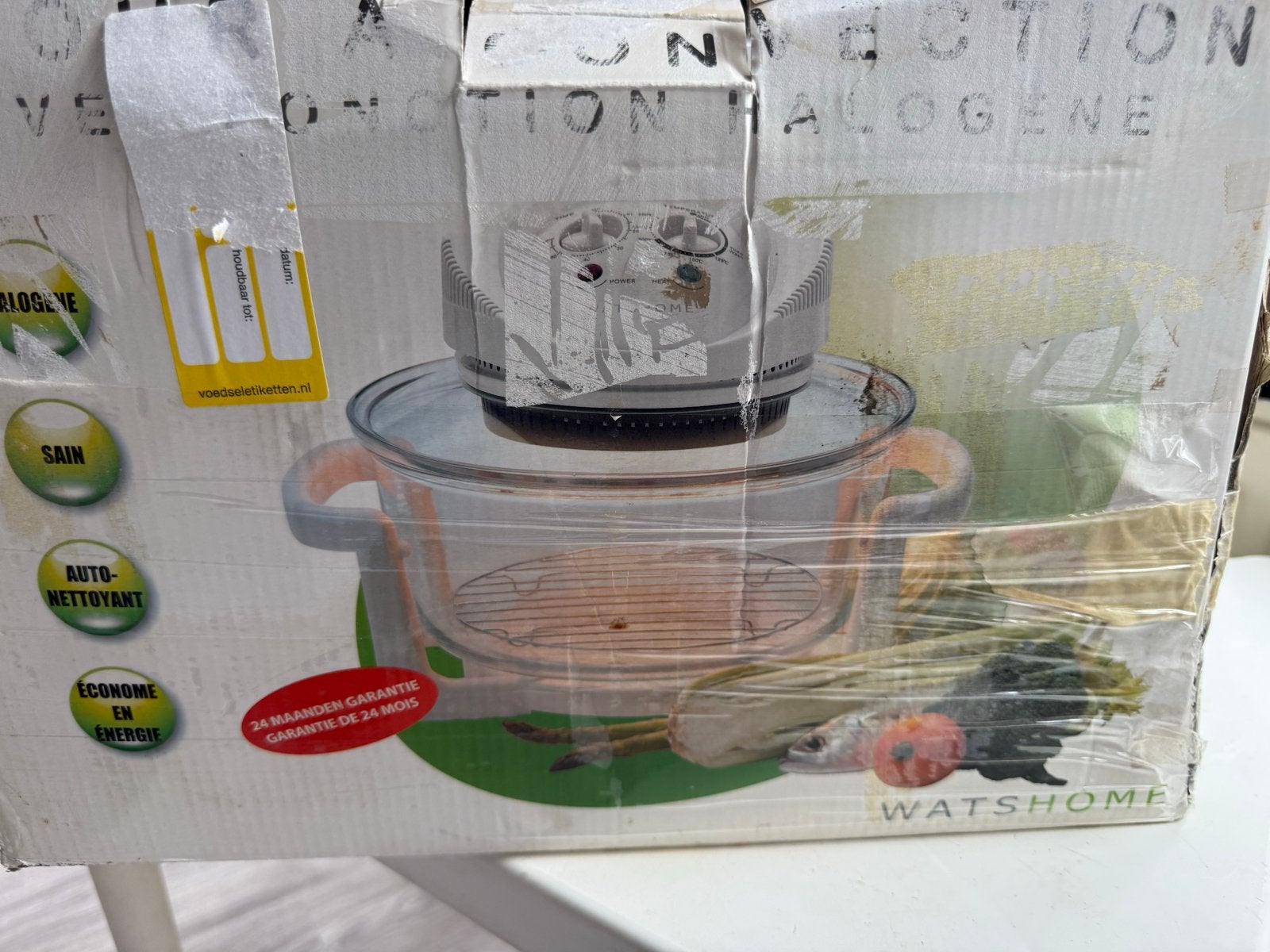 WatsHome Convectie Oven - Halogeenoven, Minder dan 45 cm, Overige merken, Hete lucht, Zo goed als nieuw