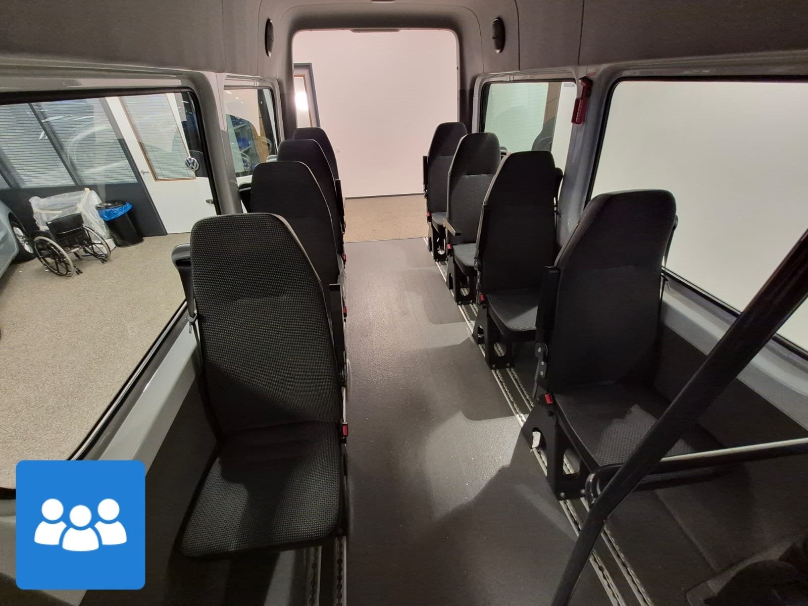 Volkswagen Crafter L2H2 Personenbus Groepsvervoer 9-pers., 13 km/l, Euro 5, Gebruikt, 2420 kg