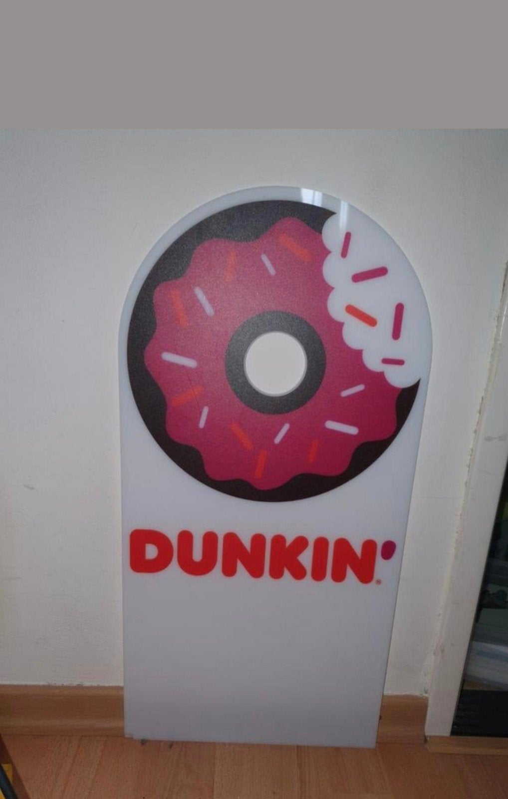 Dunkin Donuts, Ophalen, Gebruikt, Reclamebord