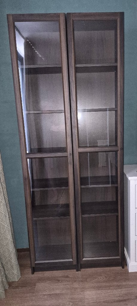 Boekenkast / vitrinekast Billy Ikea, Ophalen, 200 cm of meer, 50 tot 100 cm, Zo goed als nieuw