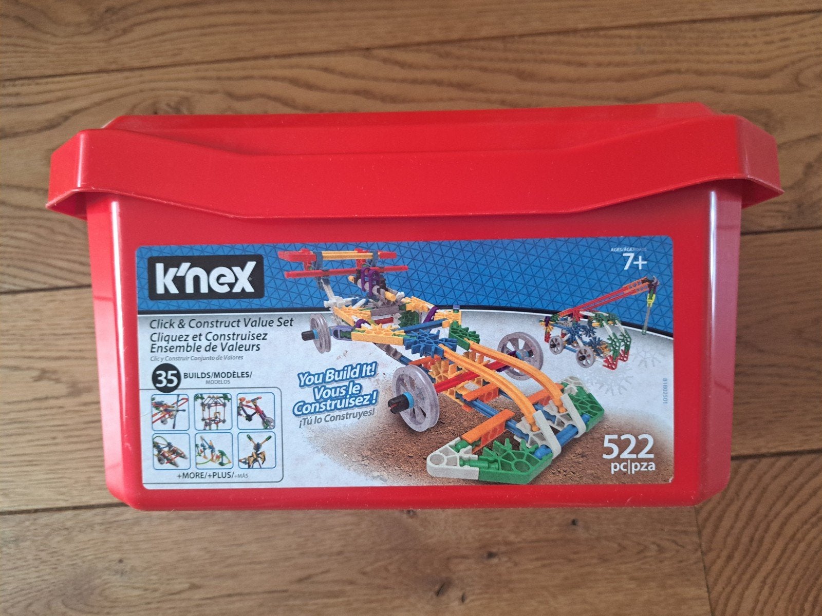 K'nex Click & Construct Value Set - 522 onderdelen, Ophalen of Verzenden, Zo goed als nieuw, K'nex